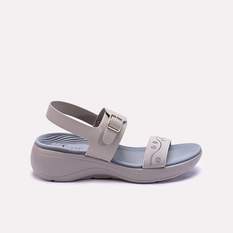 Gray Casual Sandals 0421541