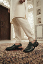 Green Kaptan Peshawari Sandal 0141075