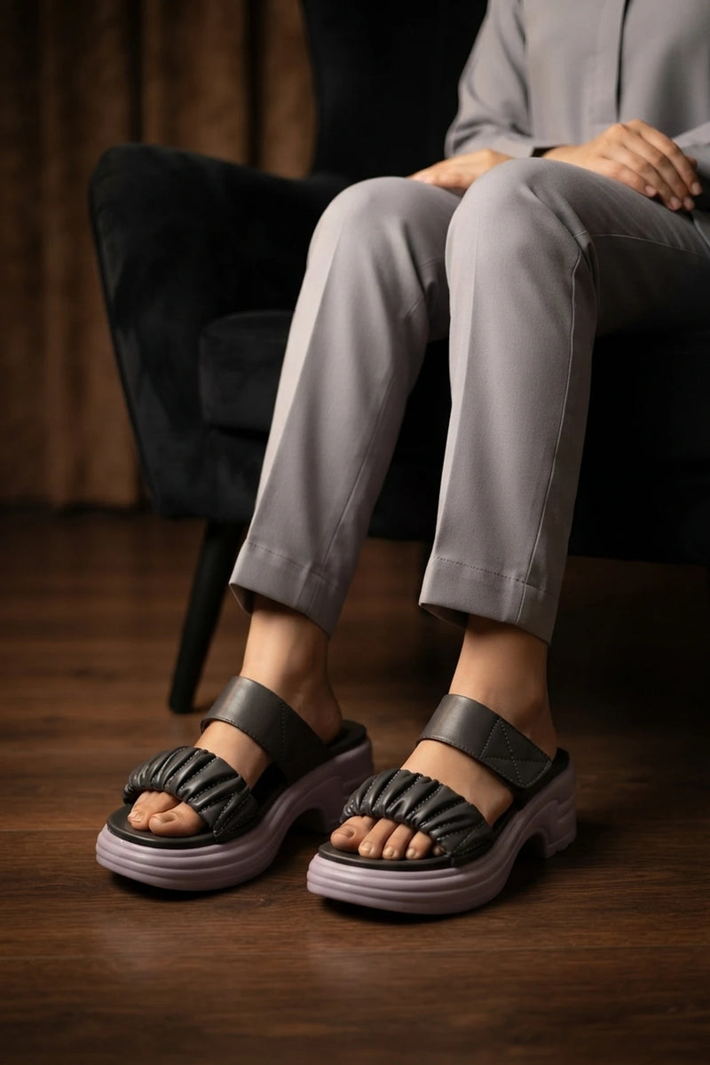 Grey Casual Slipper 0413354