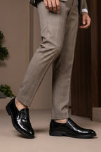 Hampton Black Glossy Dress Shoes 0111240