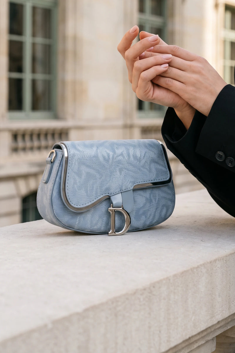 Hand Bag Blue 0322325