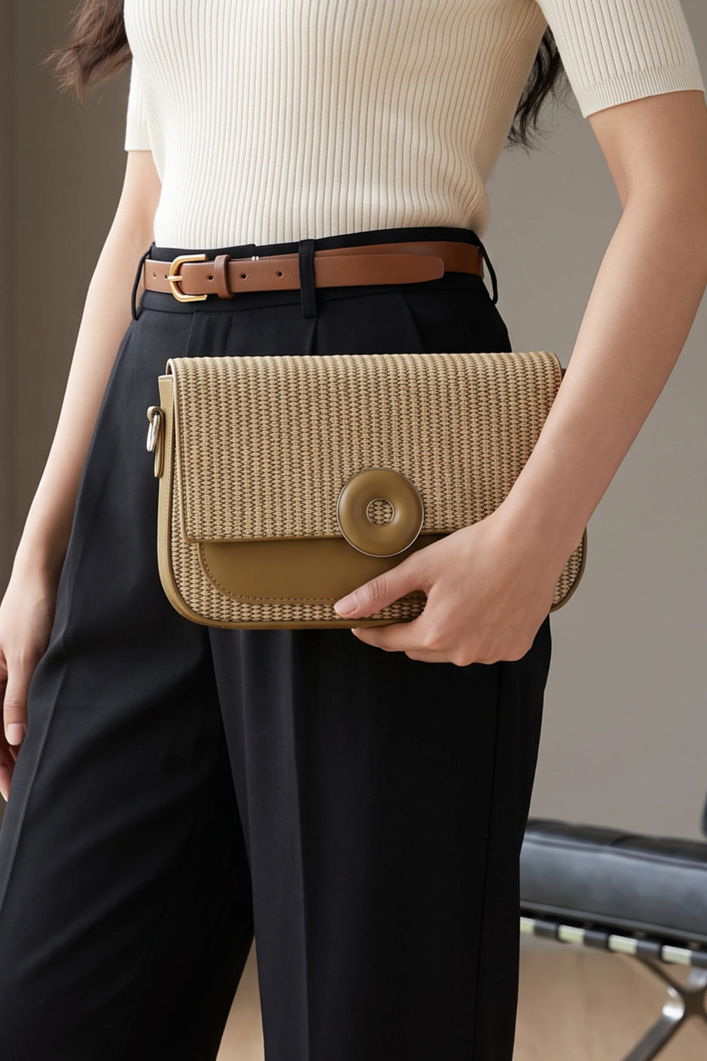 Hand Bag Green 0322327