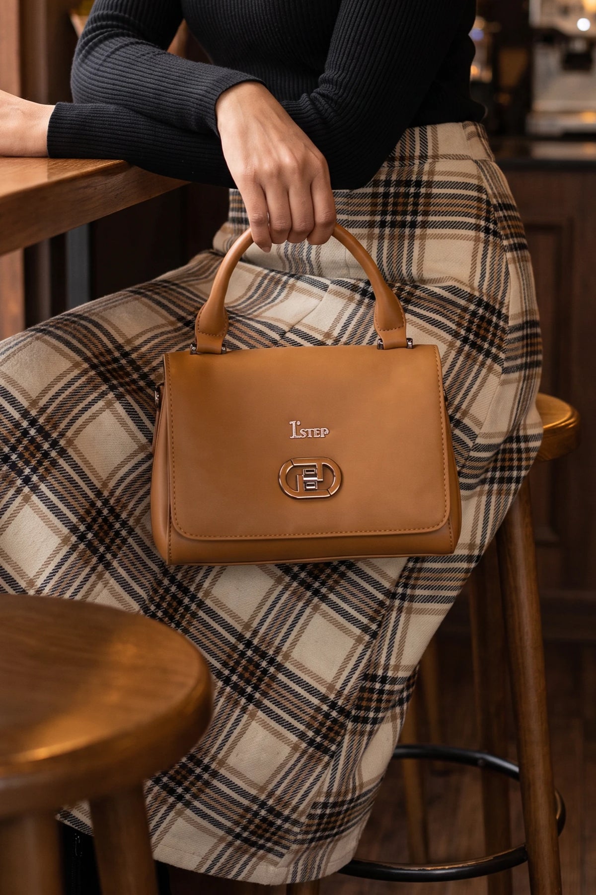 Hand Bag Khaki 0322333