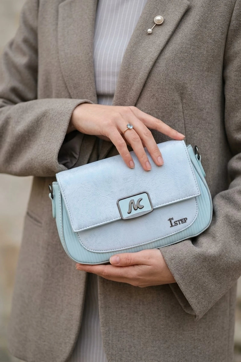 Hand Bag Light Blue 0322335