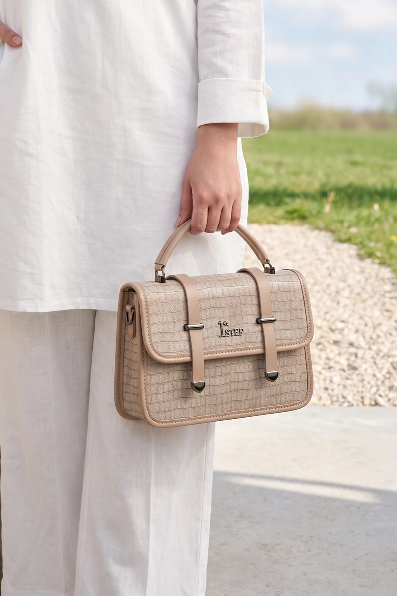 Hand Bag Light Brown 0322334