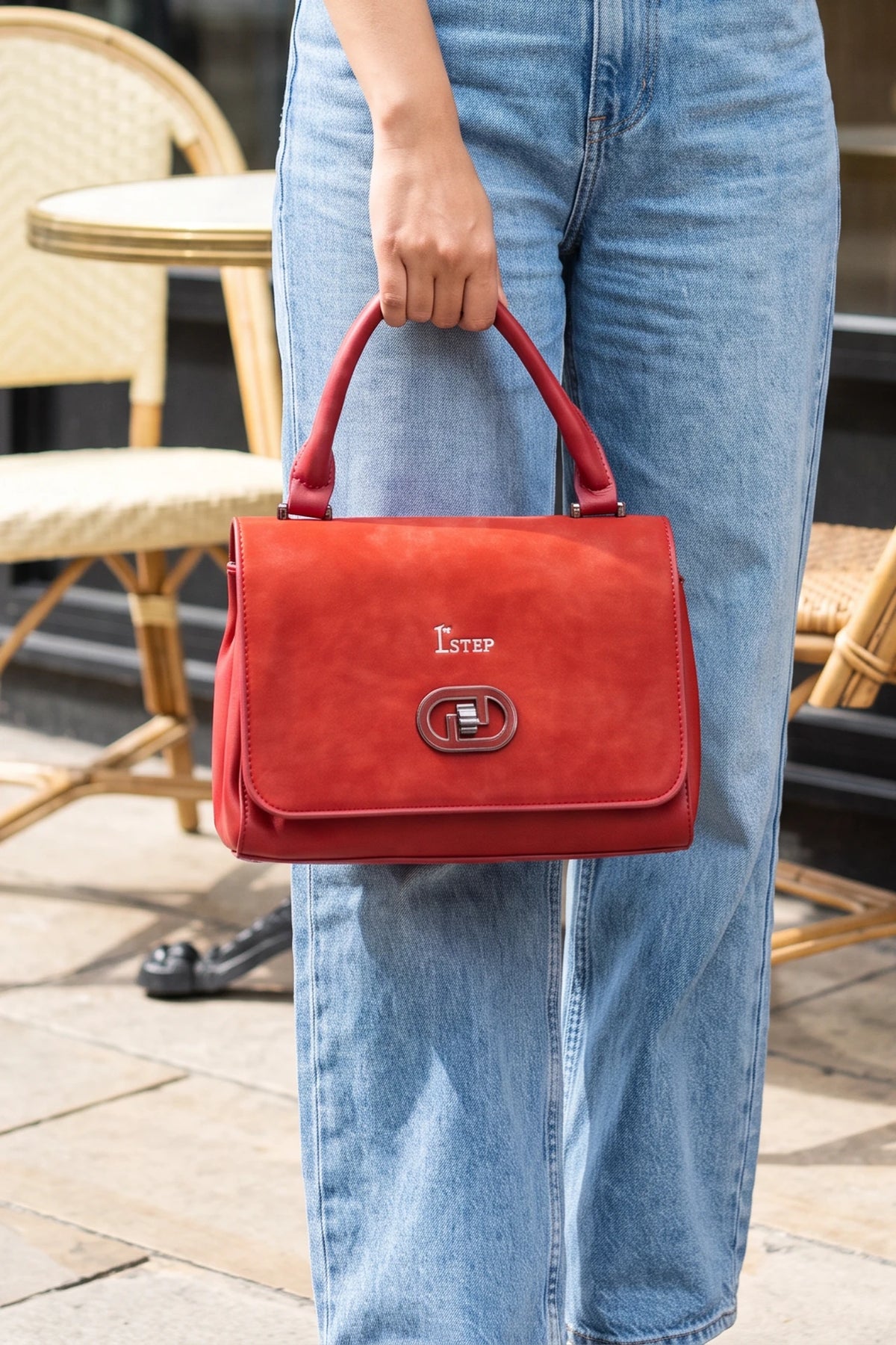 Hand Bag Maroon 0322333