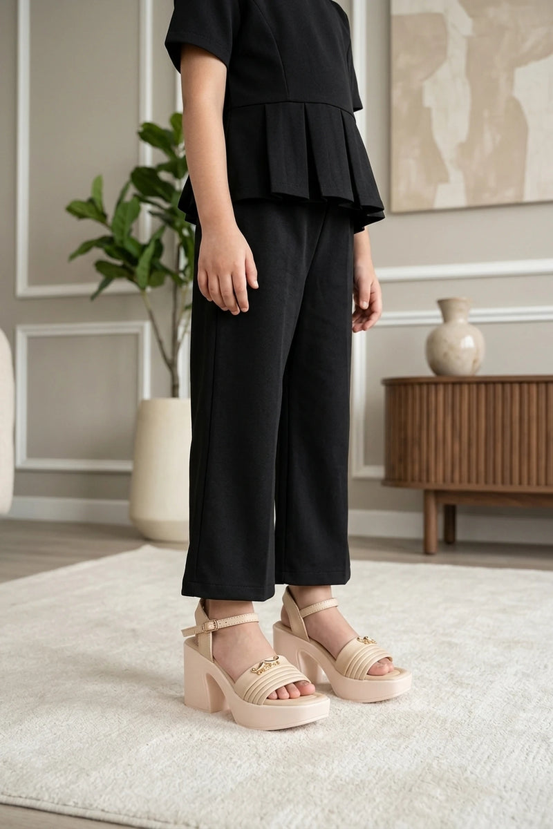 Girl Fancy Sandal Fawn 0721383