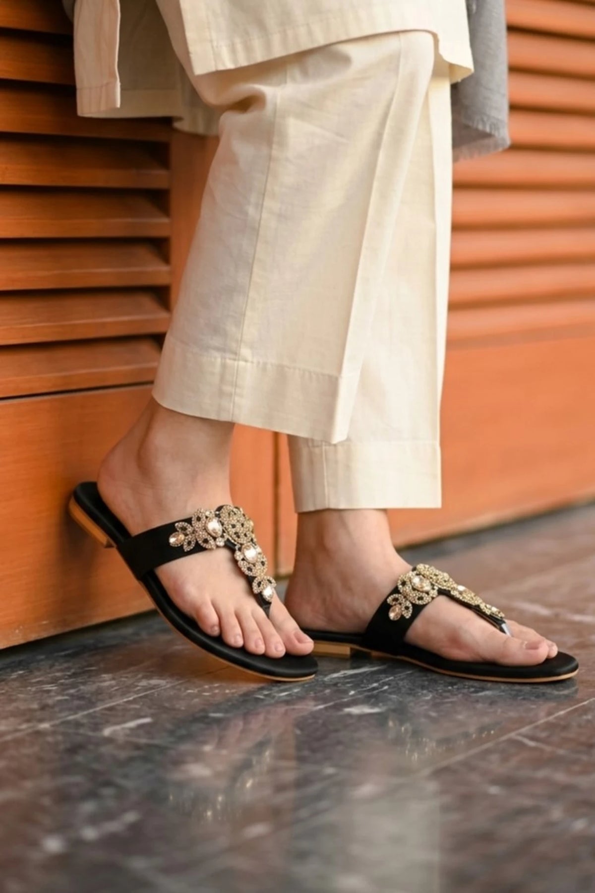 Fancy Slipper Black 0414018