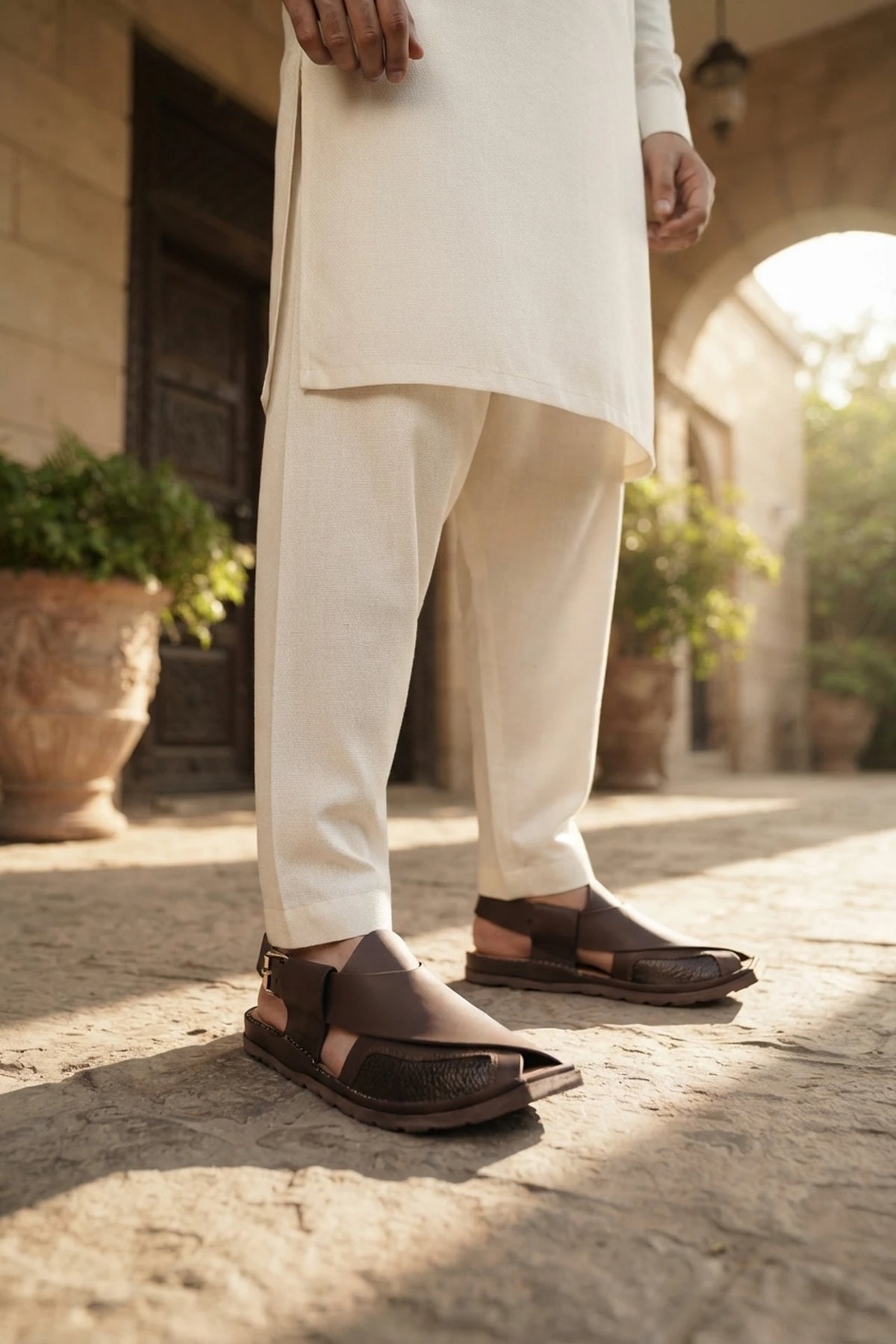 Kaptan Peshawri Sandal Brown 0140992