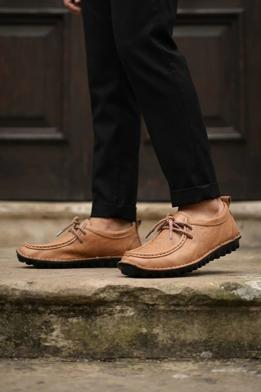 Khaki Casual Boat Shoes 0160538