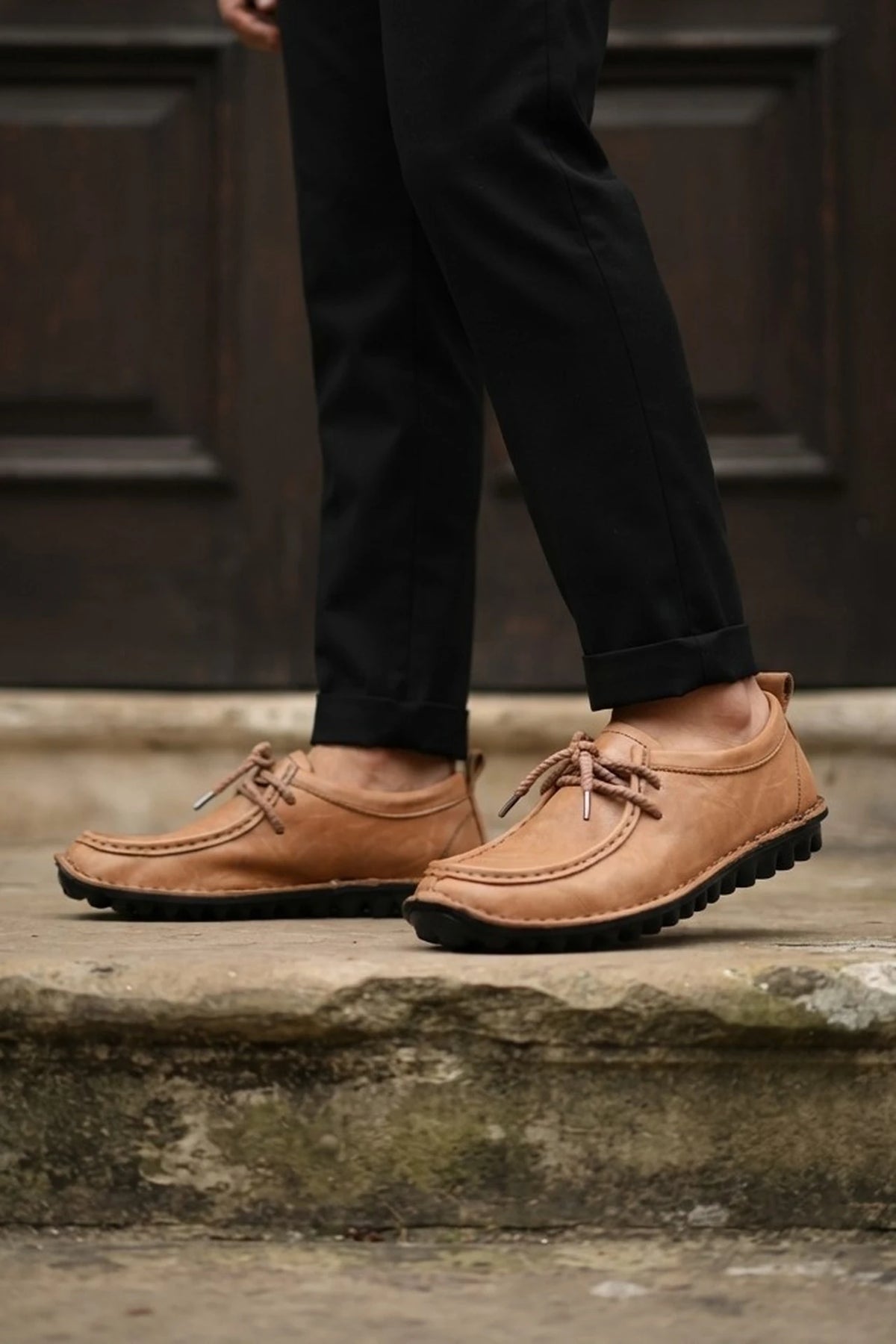 Khaki Casual Boat Shoes 0160538