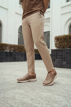 Khaki Casual Shoes for Men 0160541