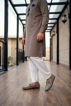 Khaki Loafer Shoes 0130972