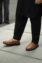 Khaki Slip on Shoes 0160530
