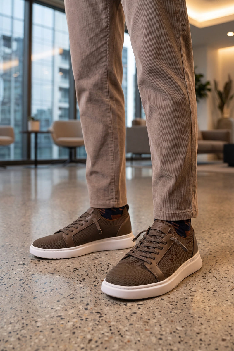 Khaki Sneakers For Men 0120610