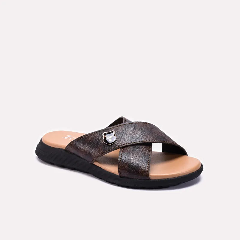 Brown Casual Slippers