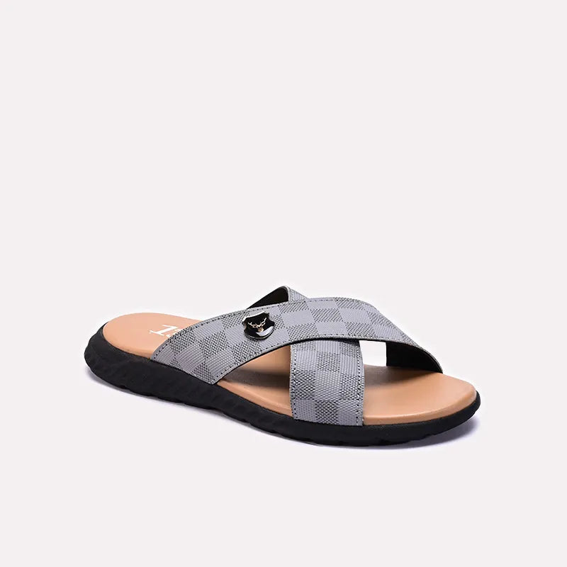 Gray Casual Slippers