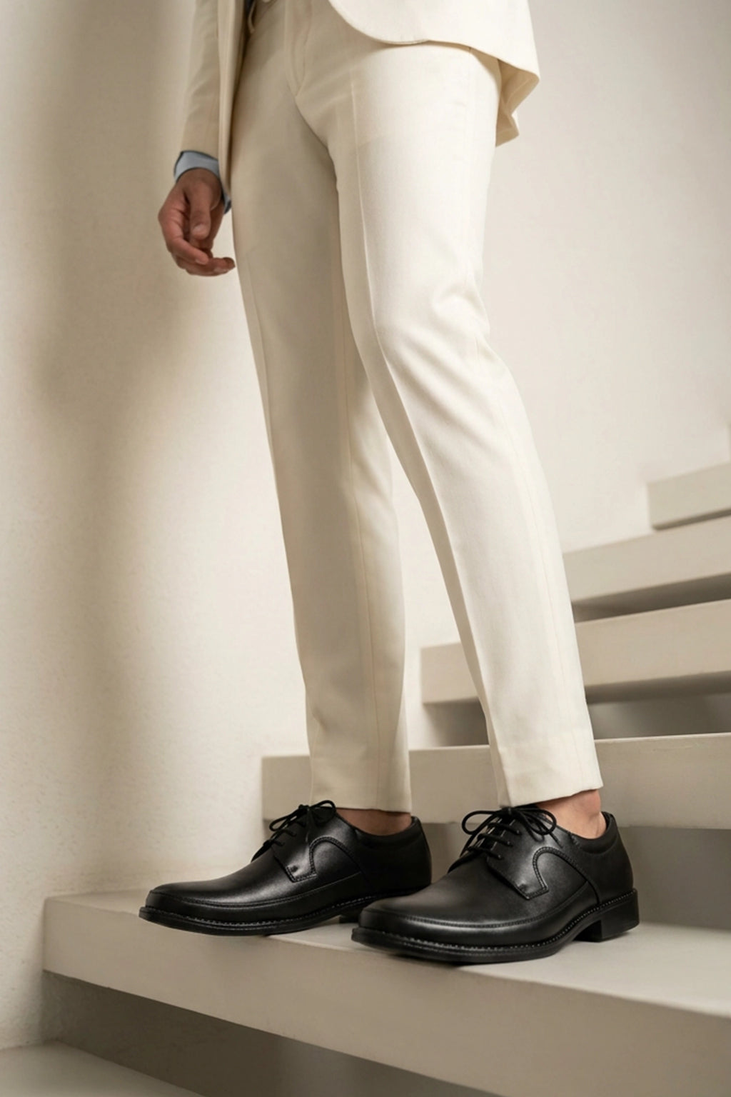 Langley Black Derby Dress Shoes 0111175