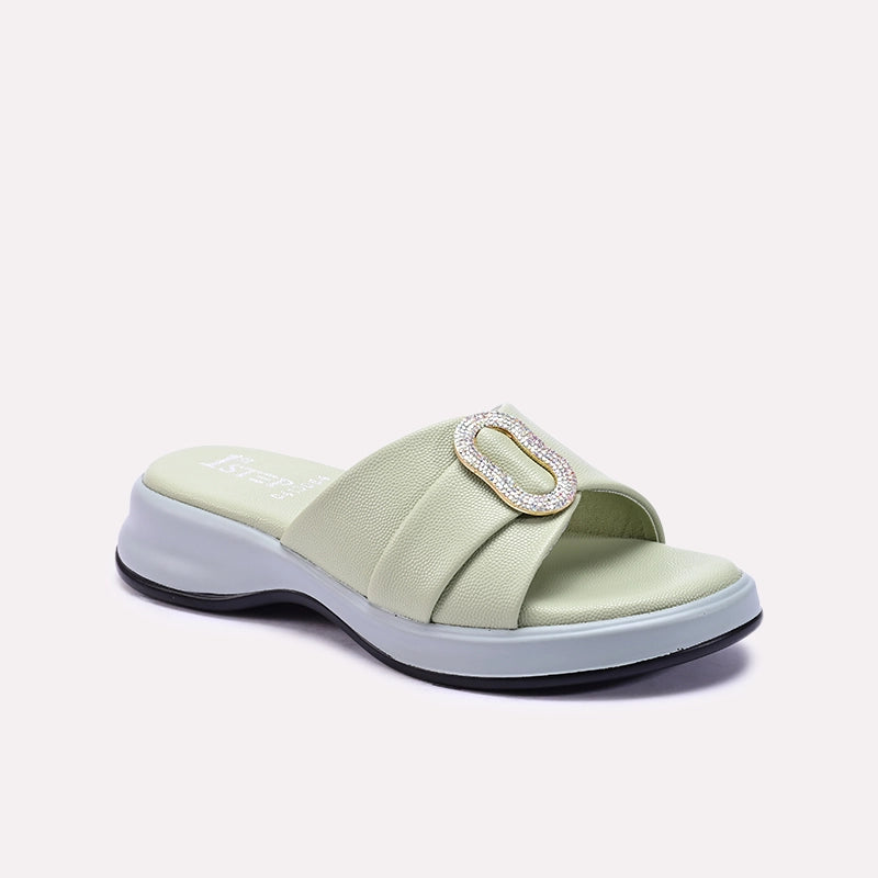 Light Green Soft Casual Slippers
