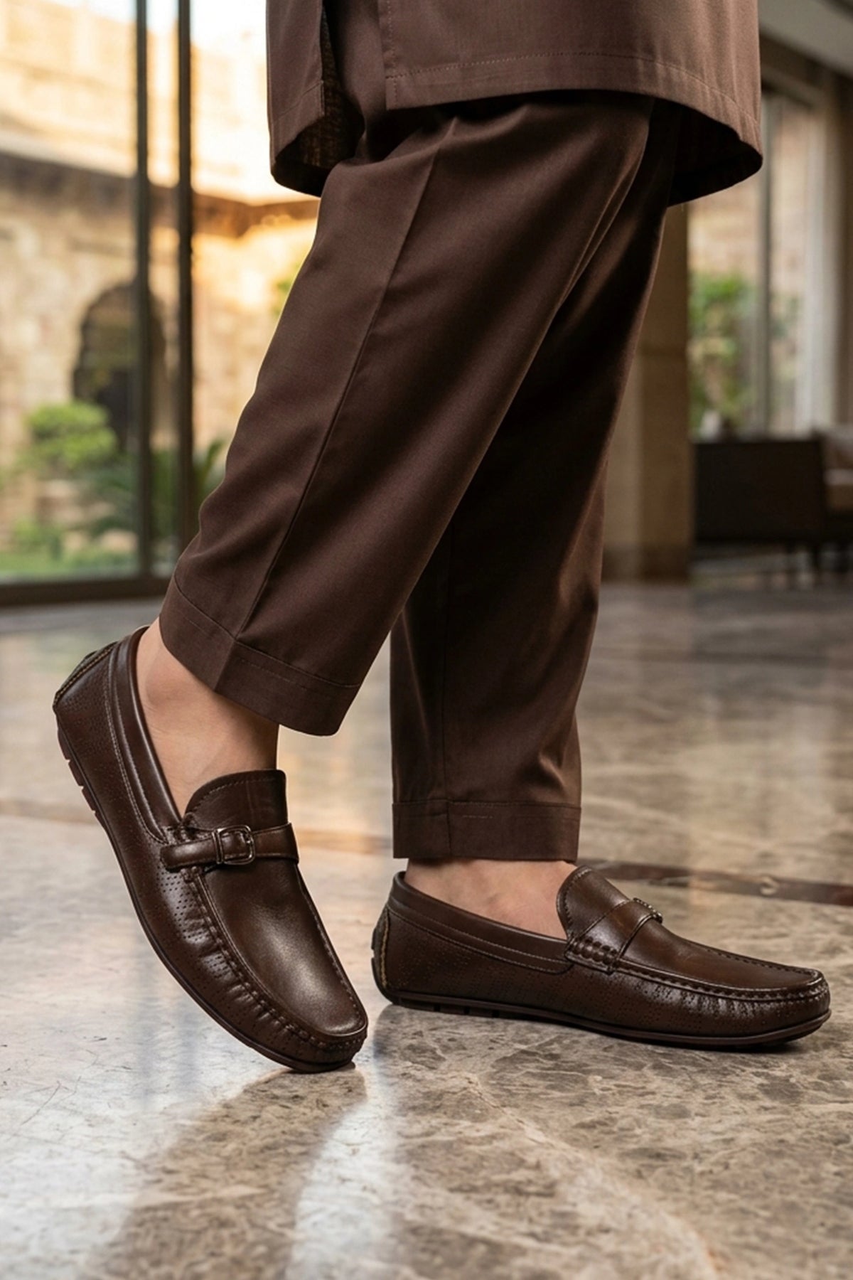Loafer Shoes Dark Brown 0131144