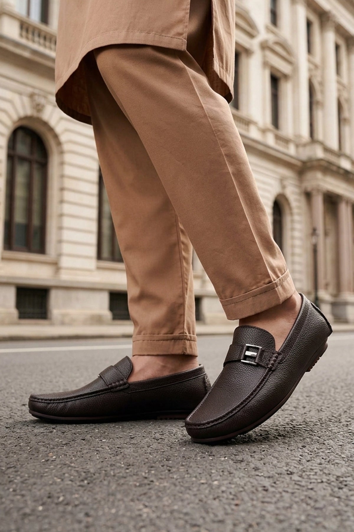 Loafer Shoes Dark Brown 0131149