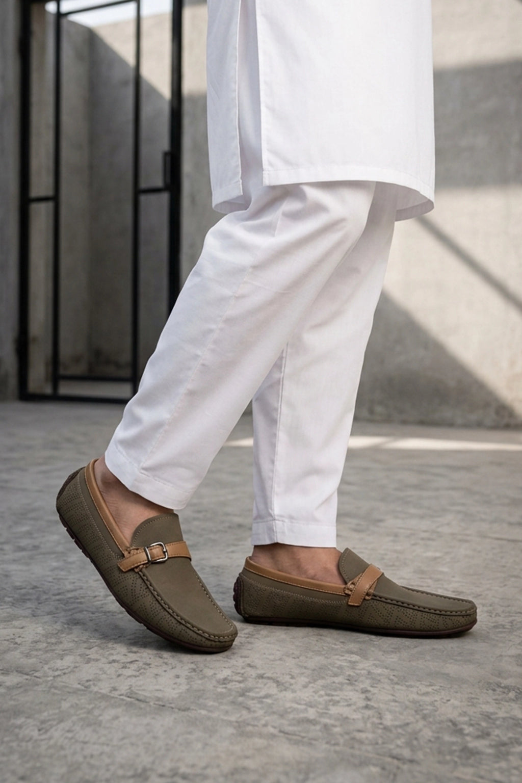 Loafer Shoes Khaki 0131005