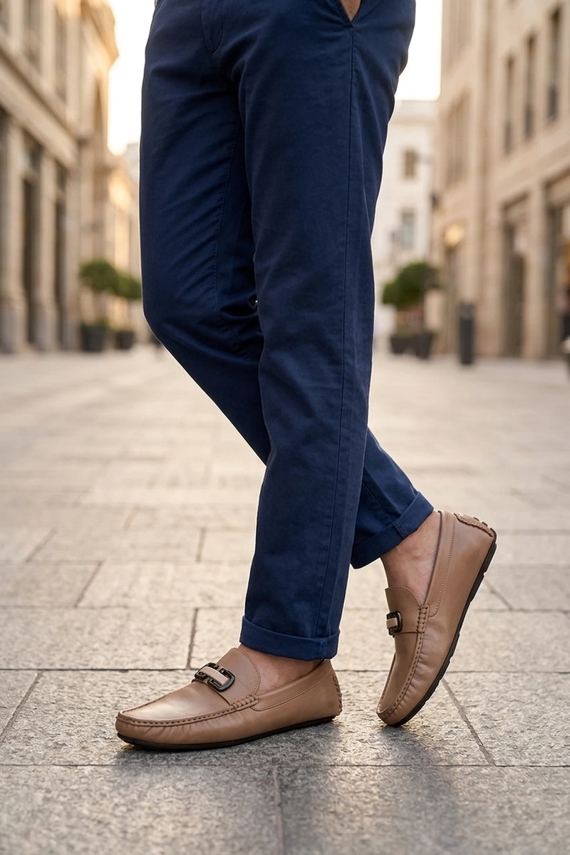 Loafer Shoes Khaki 0131148
