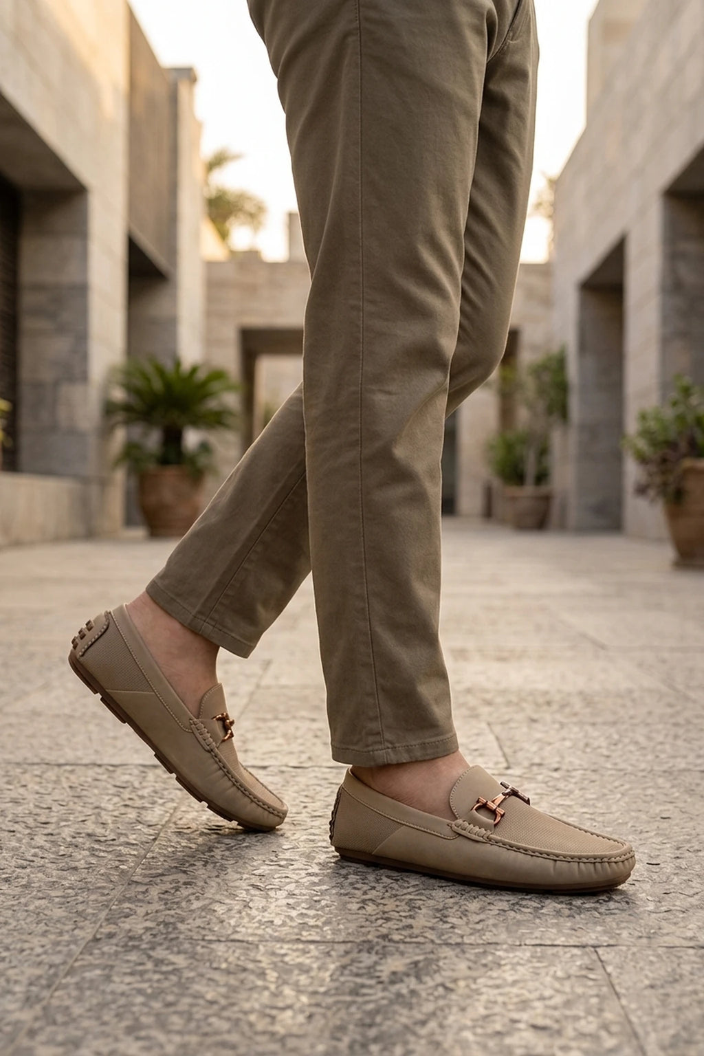 Loafer Shoes Khaki 0131156