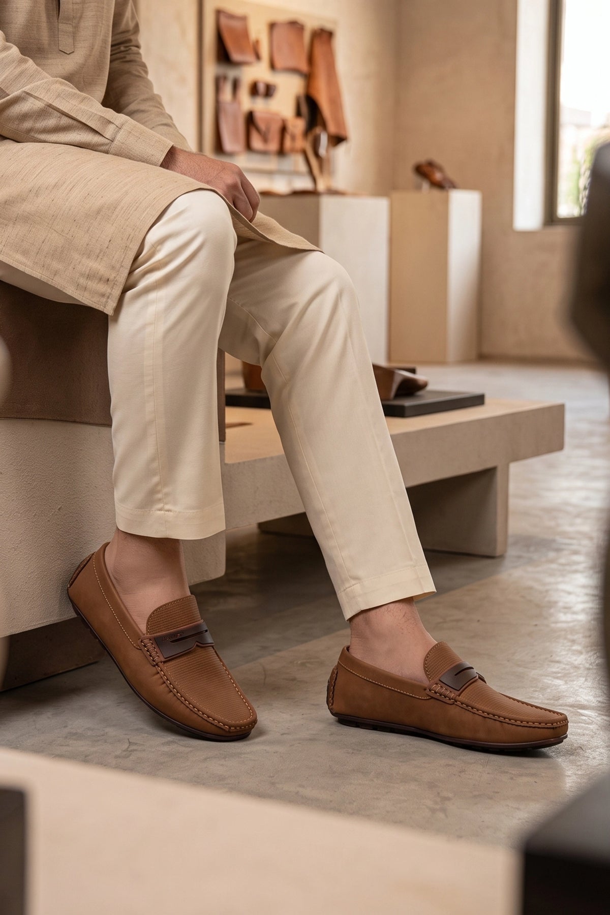 Loafer Shoes Mustard 0131004