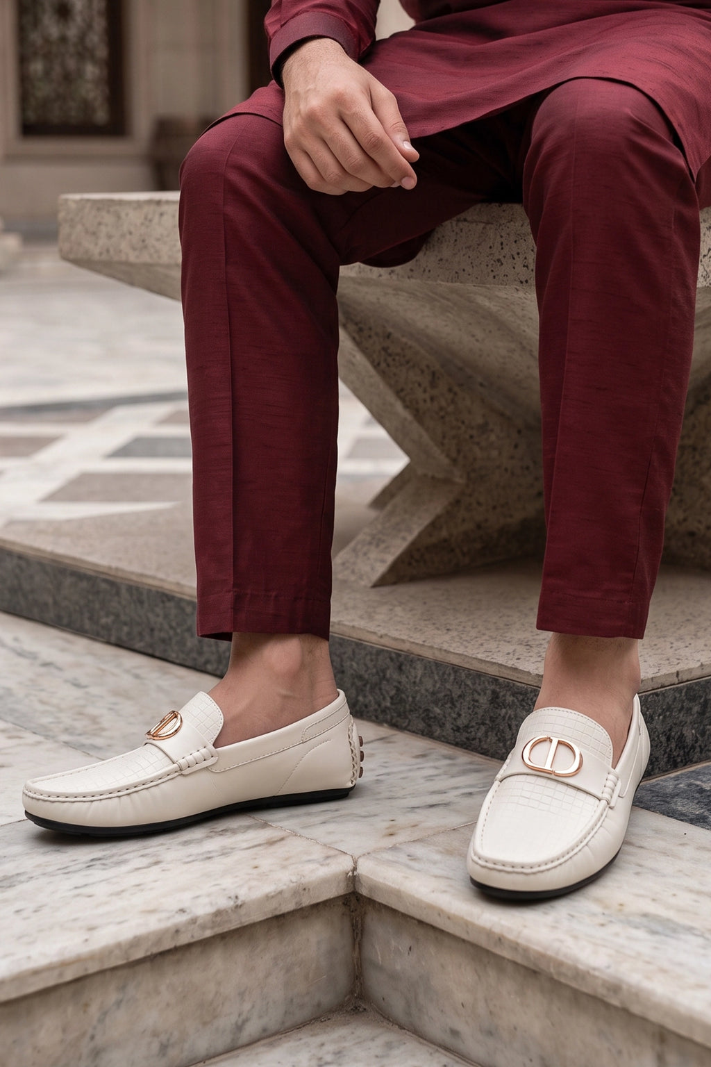 Loafer Shoes Off White 0131143