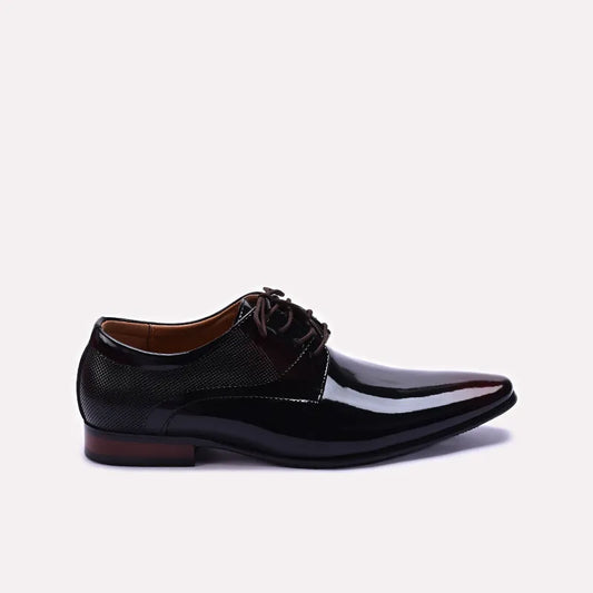Maroon Lustrous Derby Dress Shoes 0111279