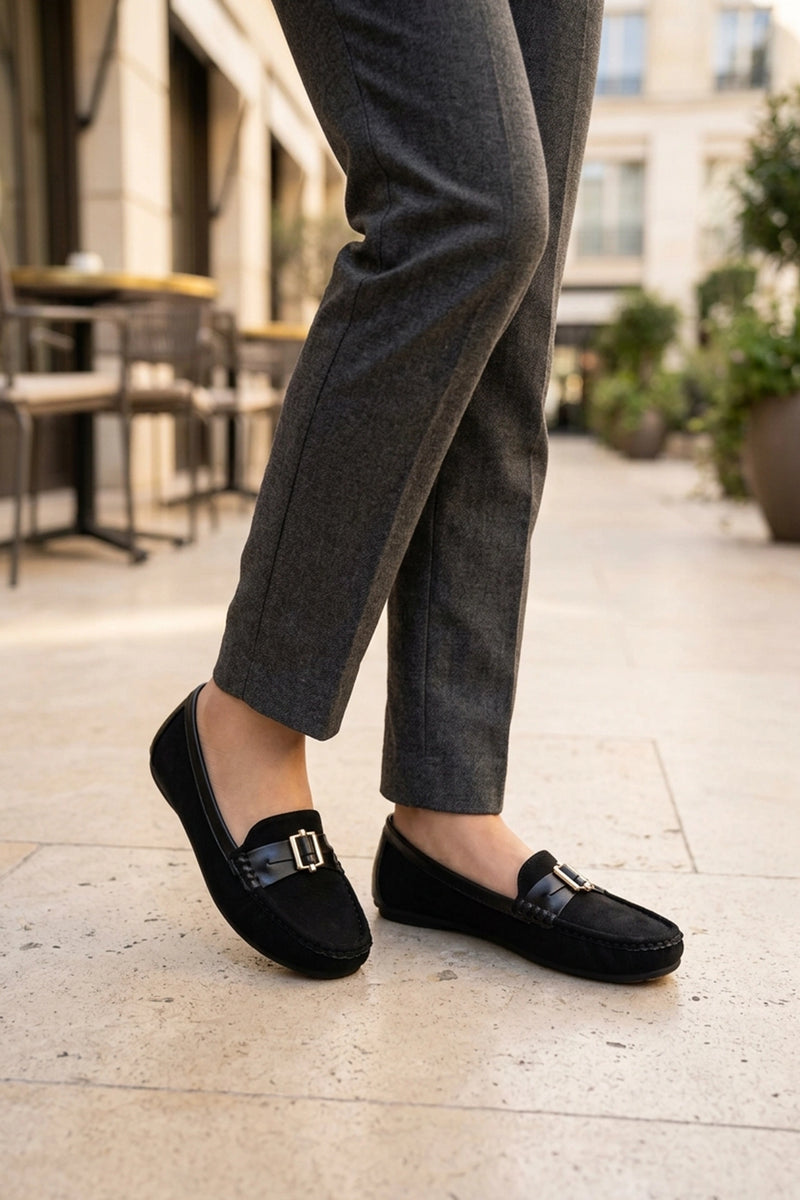 Moccasin Shoes Black 0440945