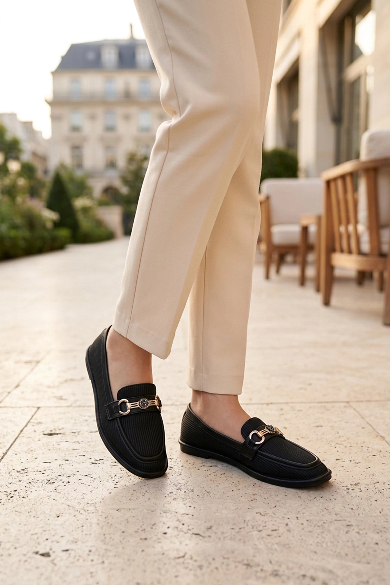 Moccasin Shoes Black 0440966