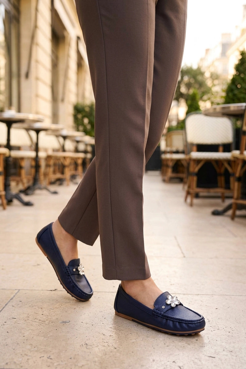 Moccasin Shoes Blue 0440941