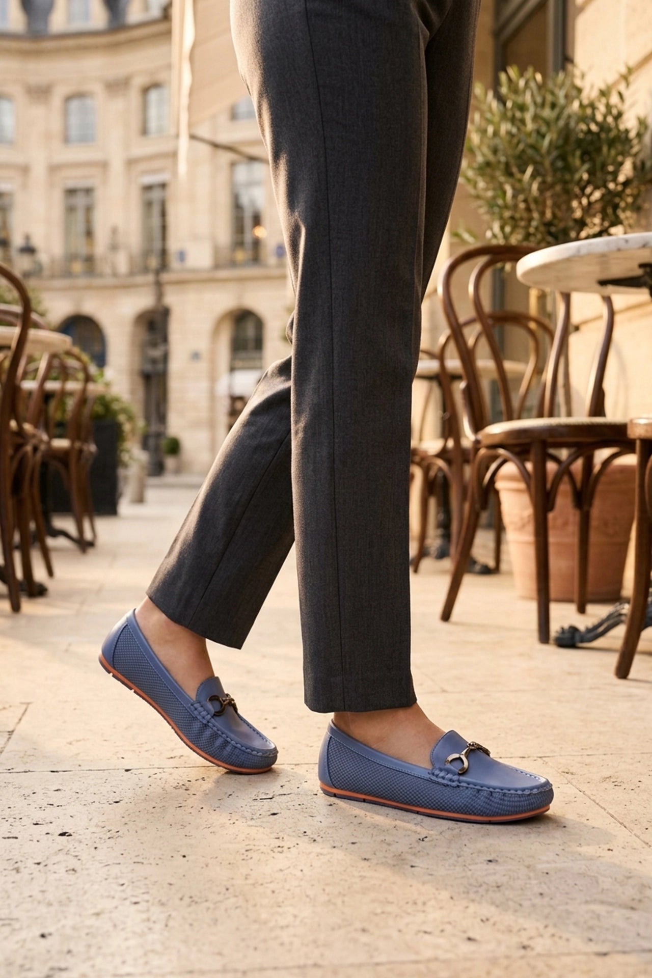Moccasin Shoes Blue 0440947