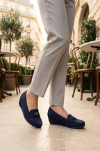 Moccasin Shoes Blue 0440962