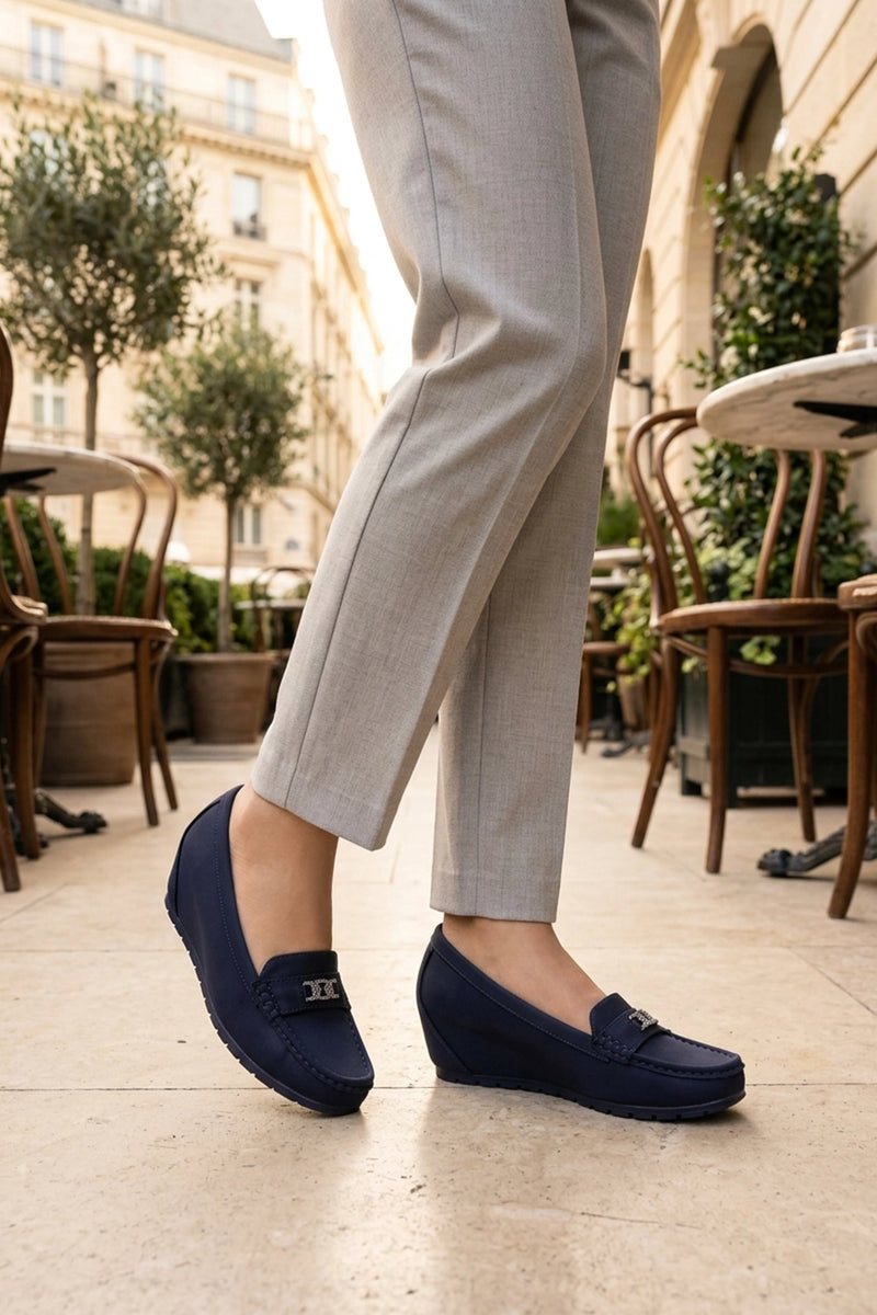Moccasin Shoes Blue 0440962