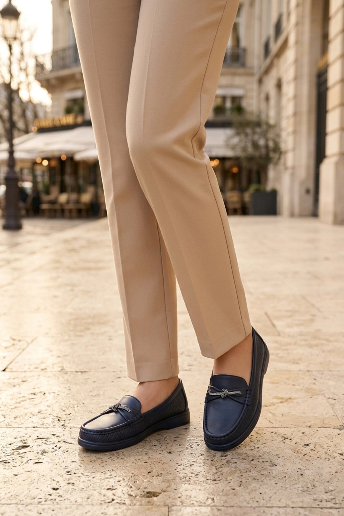 Moccasin Shoes Blue 0440986