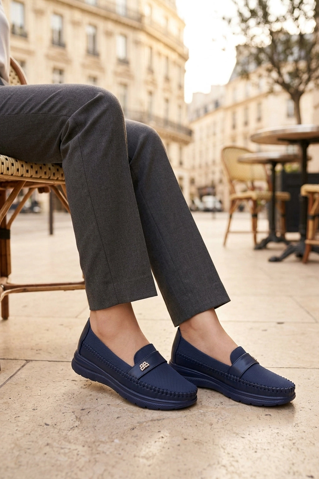Moccasin Shoes Blue 0440990