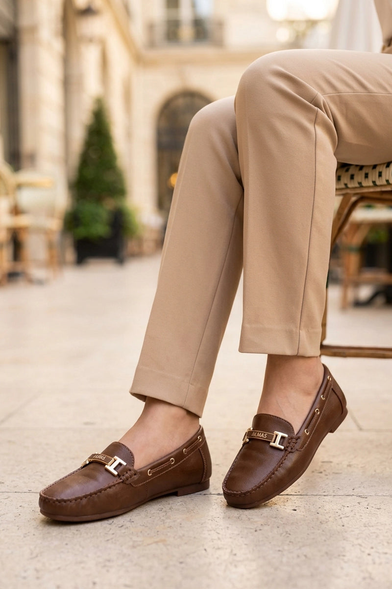Moccasin Shoes Brown 0440964