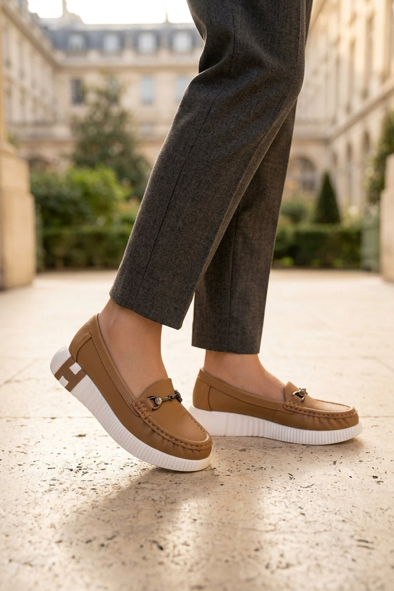 Moccasin Shoes Mustard 0440942