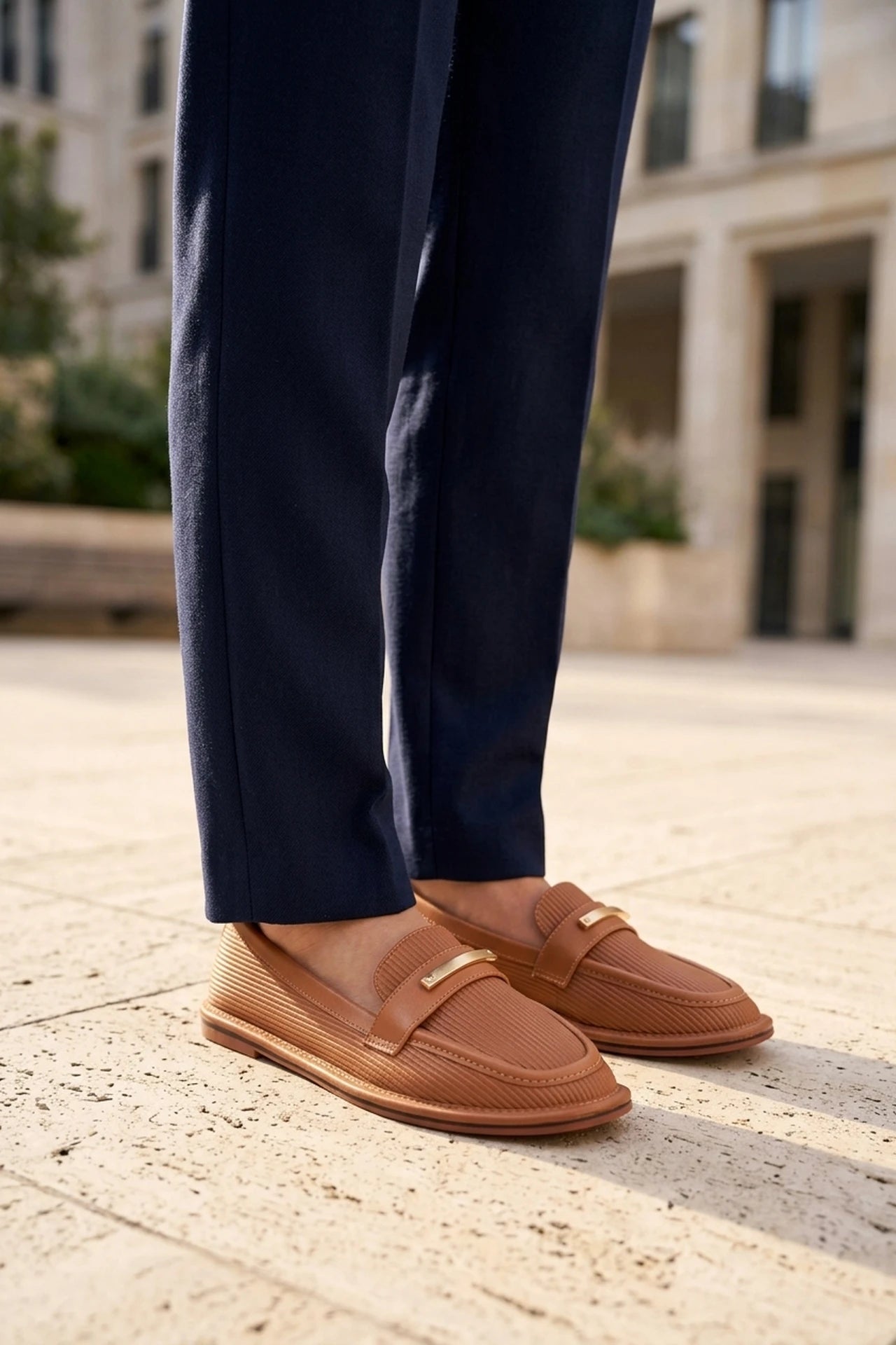 Moccasin Shoes Mustard 0440965