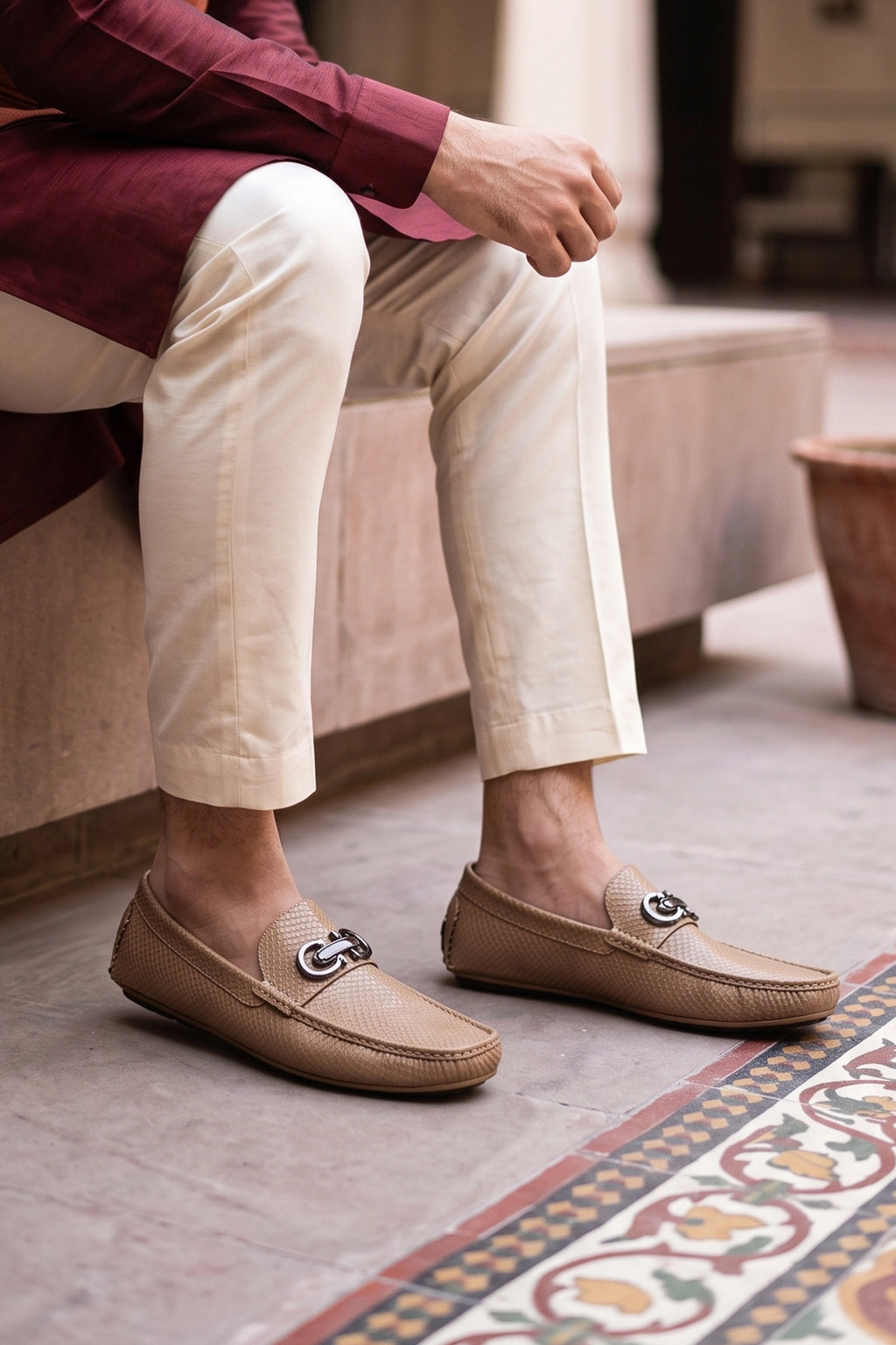 Mustard Loafer Shoes 0130936