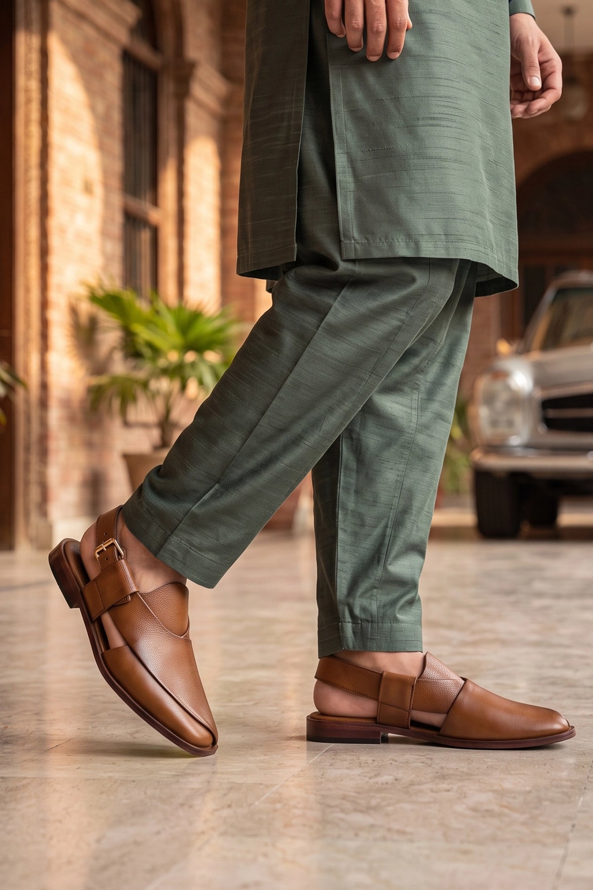 Mustard Matt Peshawari Sandals 0141152