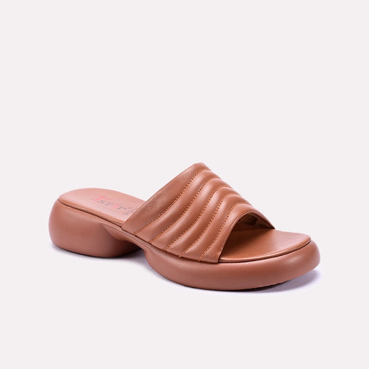 Mustard Chunky Casual Slippers