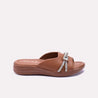 Womens Mustard Comfy Casual Slippers