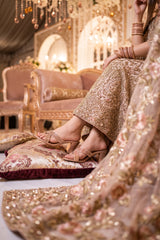 Peach Bridal Heel Slippers 0421334