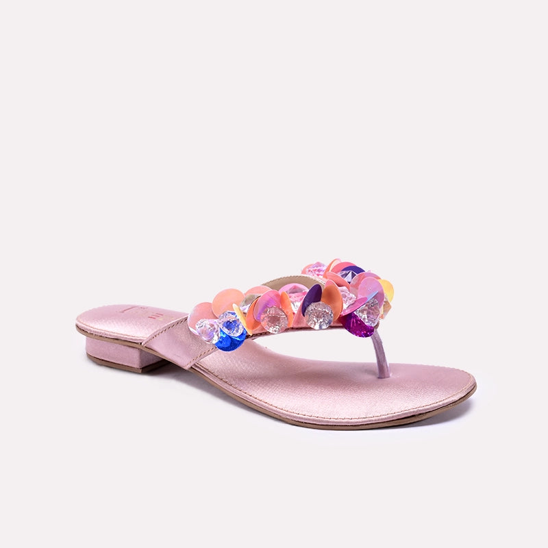 Peach Fancy Slippers