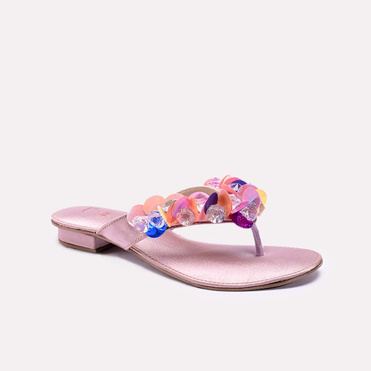 Peach Fancy Slippers
