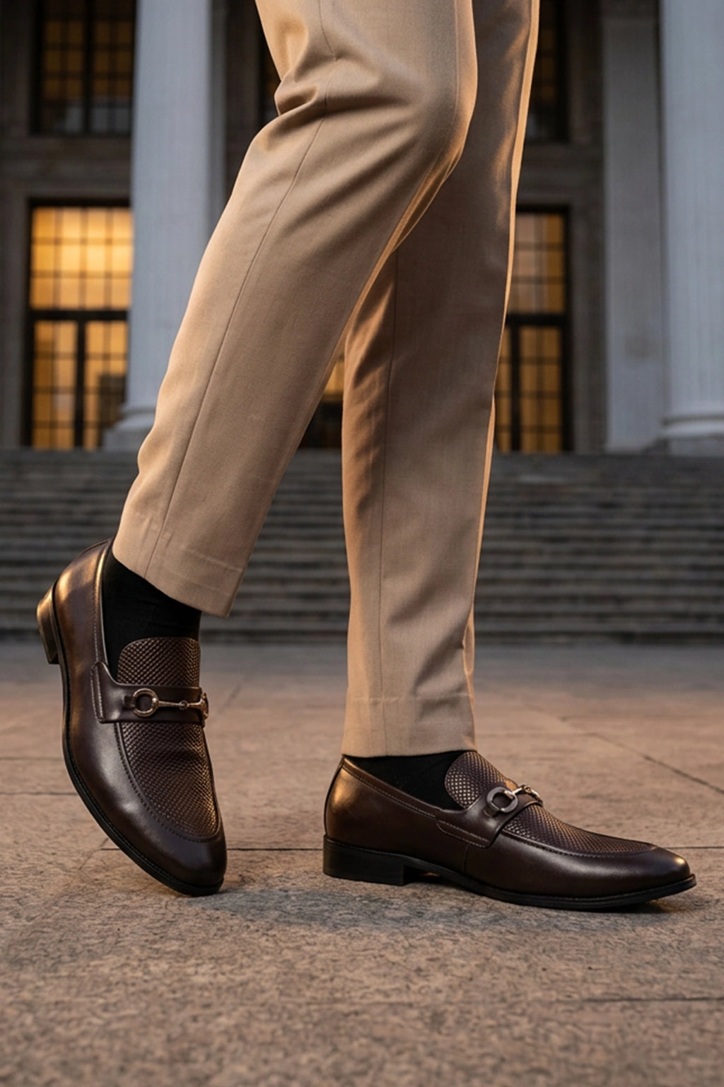 Pembroke Brown Formal Horsebit Loafers 0111282